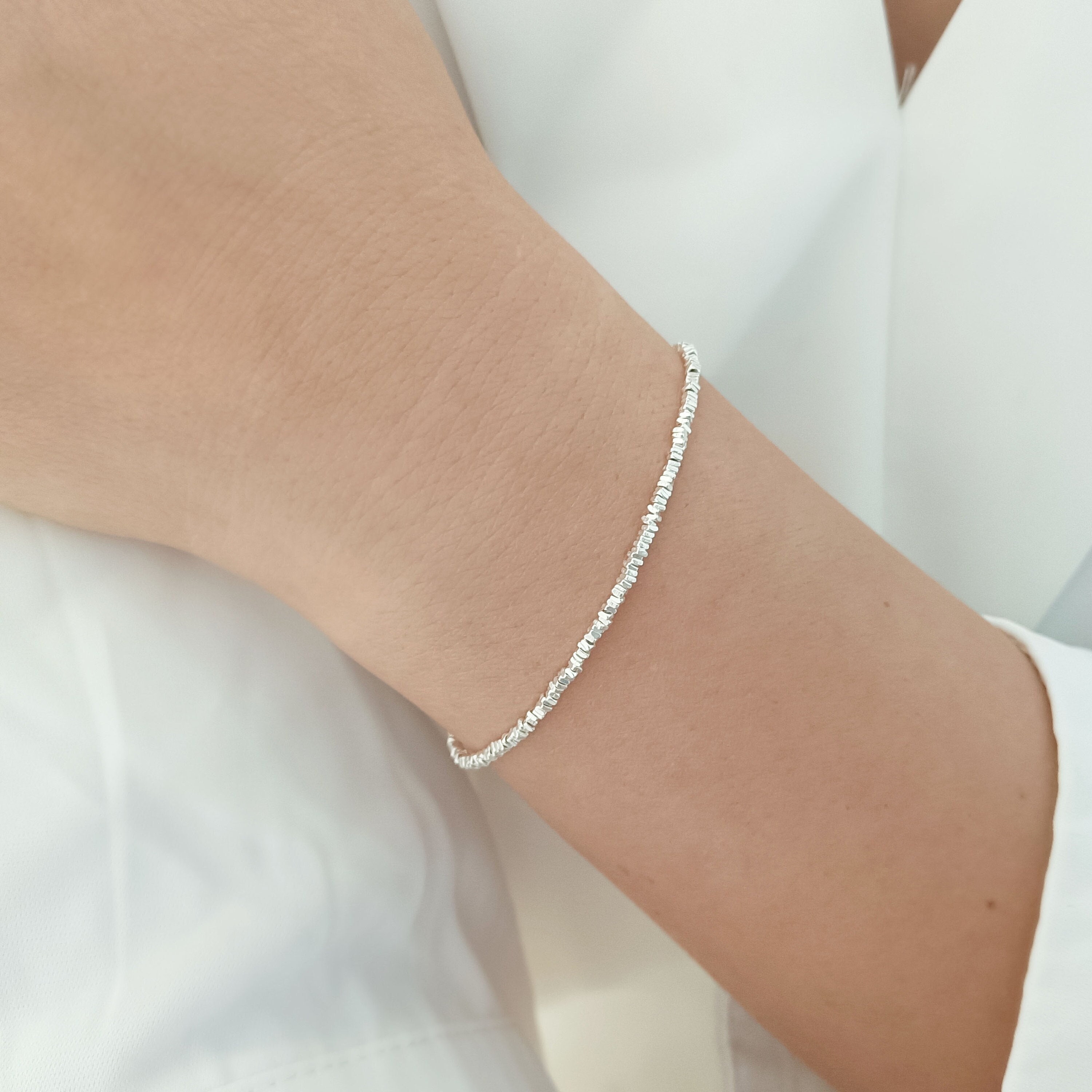 GW Abalorios Redondos De Plata De Ley 925 Para Pulseras De