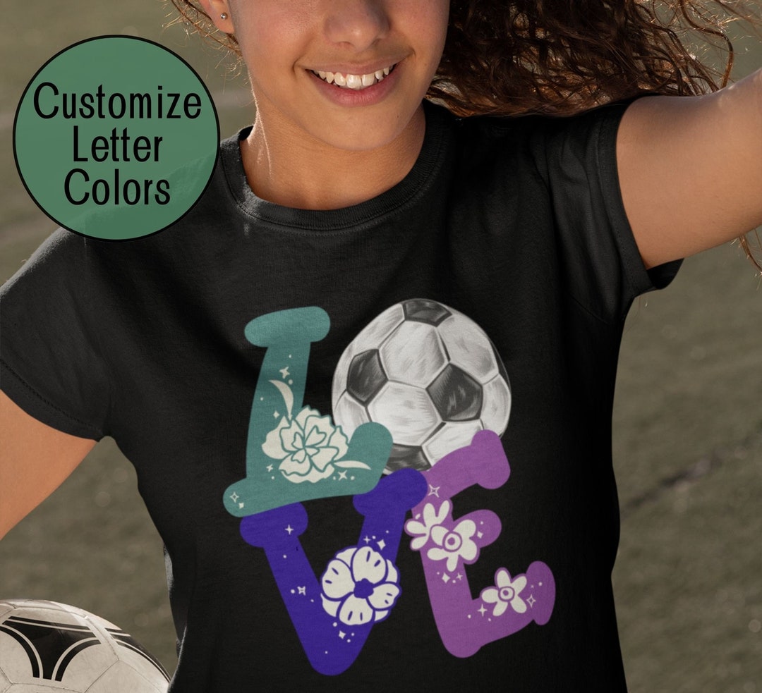 Love Soccer Shirt, Customize Soccer Tee, Boho Soccer Tee, Soccer Attire