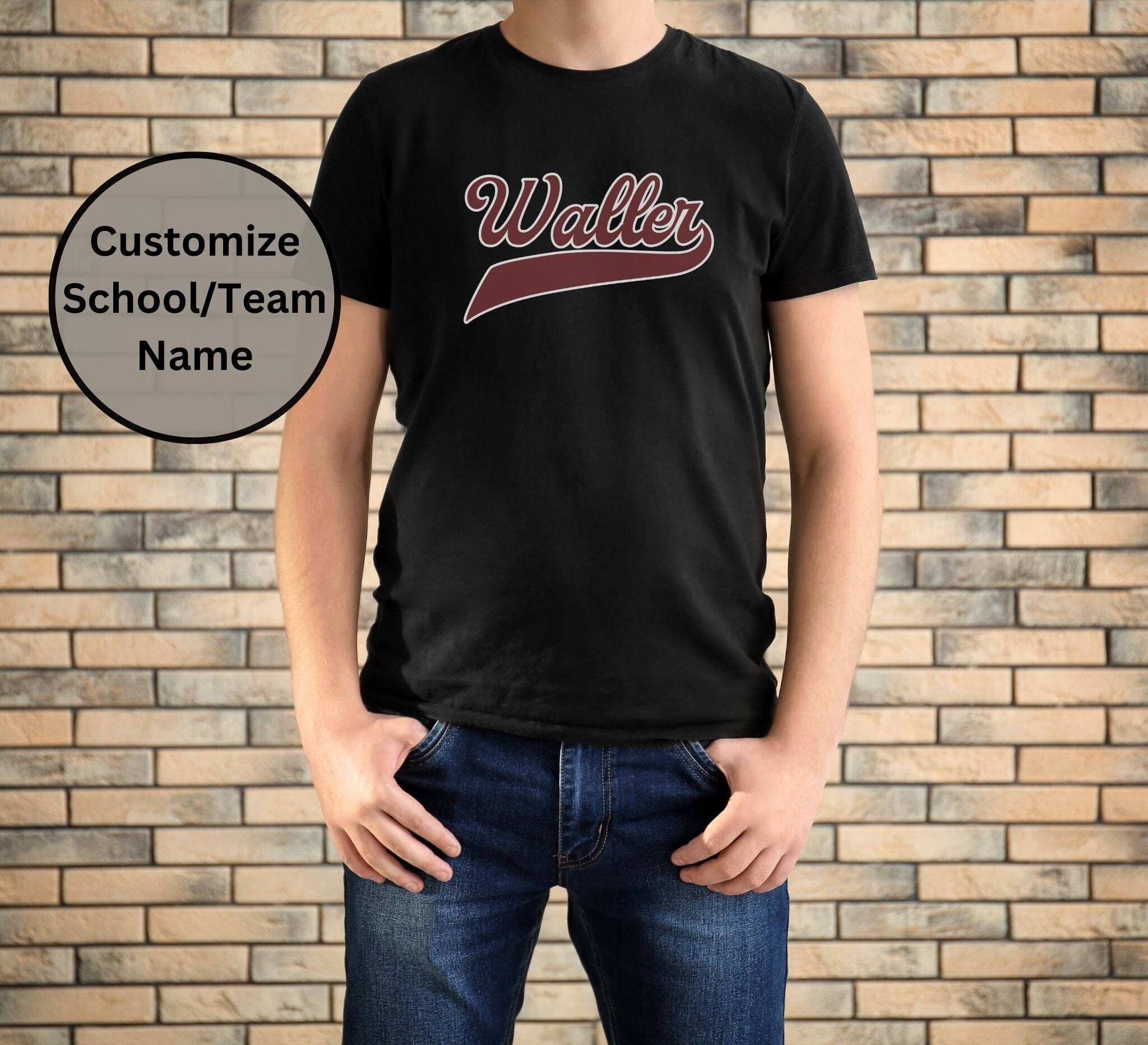 Customized School Spirit Shirt, Team Spirit Tshirt, Gift for Mom, Fan