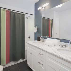 Belgium Flag Shower Curtain | Belgian Pride * België * La Belgique * Fan Gift * Gifts * Bathroom Decor * Home Decor * Bath Curtains