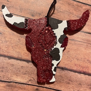 Cow Skull Car Freshie