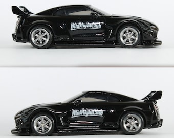 Nissan Skyline GTR R35 LBWK Hot Wheels Keychain - Etsy