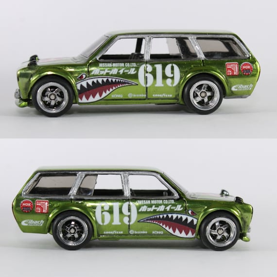 Spectraflame Tiger Datsun 510 Wagon - Hot Wheels Custom Diecast