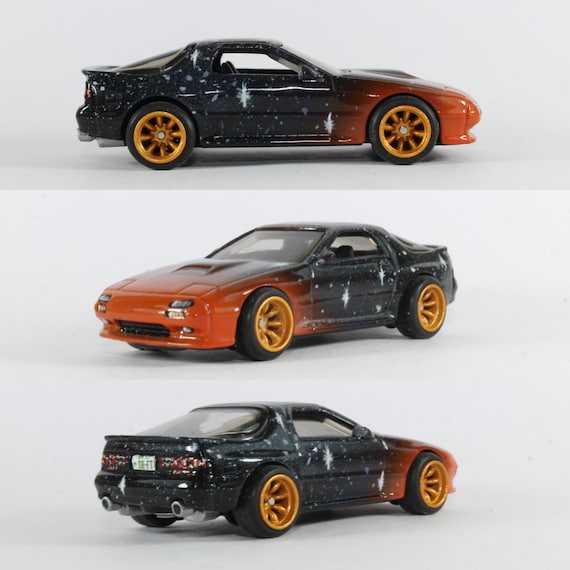 Twilight Mazda RX7 FC3S Hot Wheels Custom Diecast Car