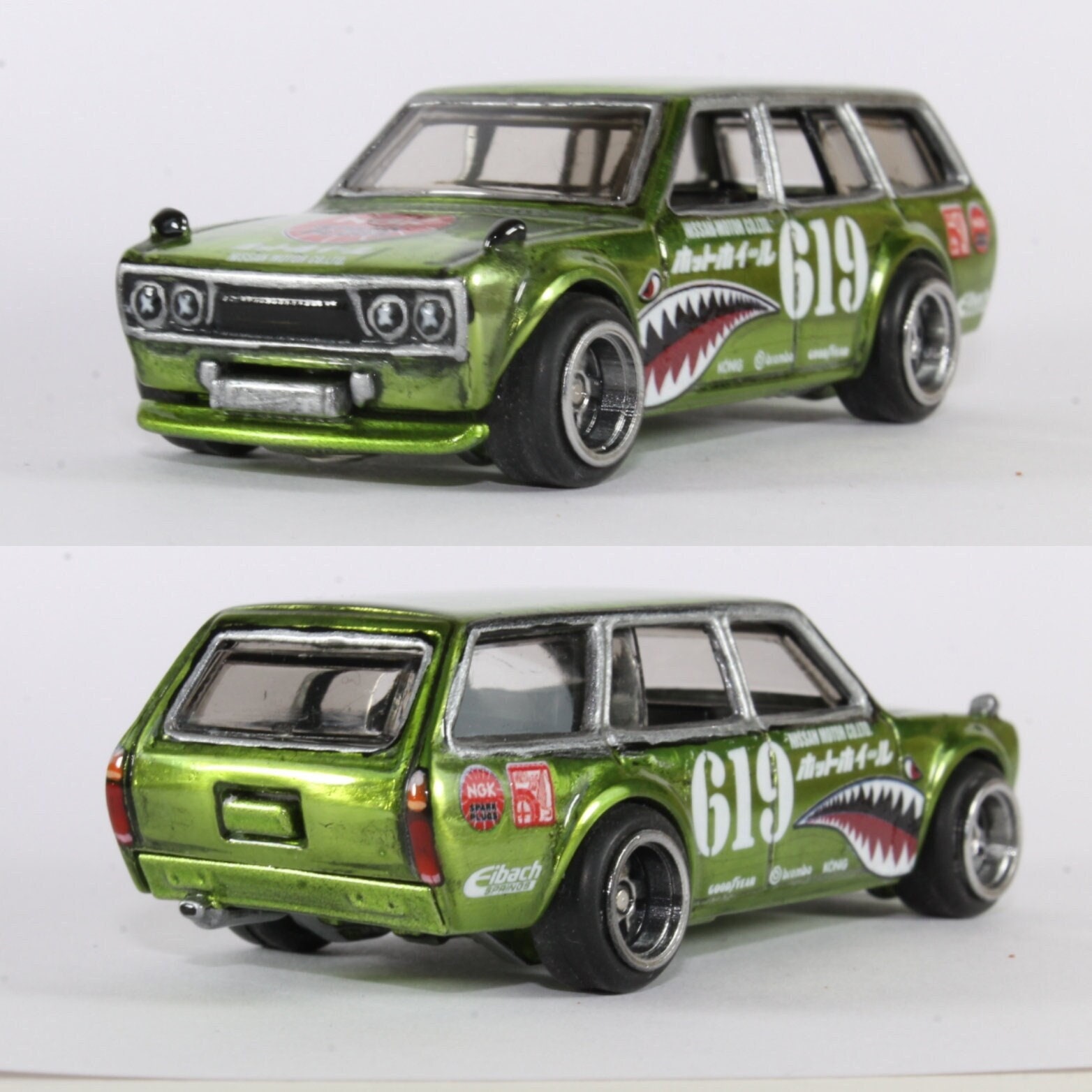 Spectraflame Tiger Datsun 510 Wagon - Hot Wheels Custom