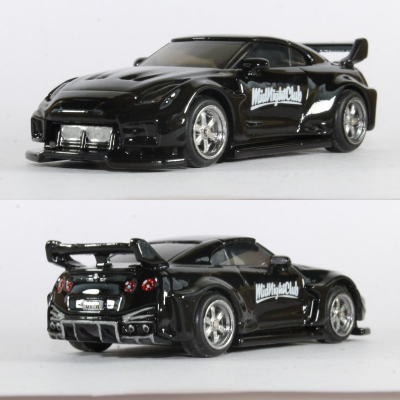Midnight Club LBWK Nissan Skyline R35 - Hot Wheels Custom Car - Etsy