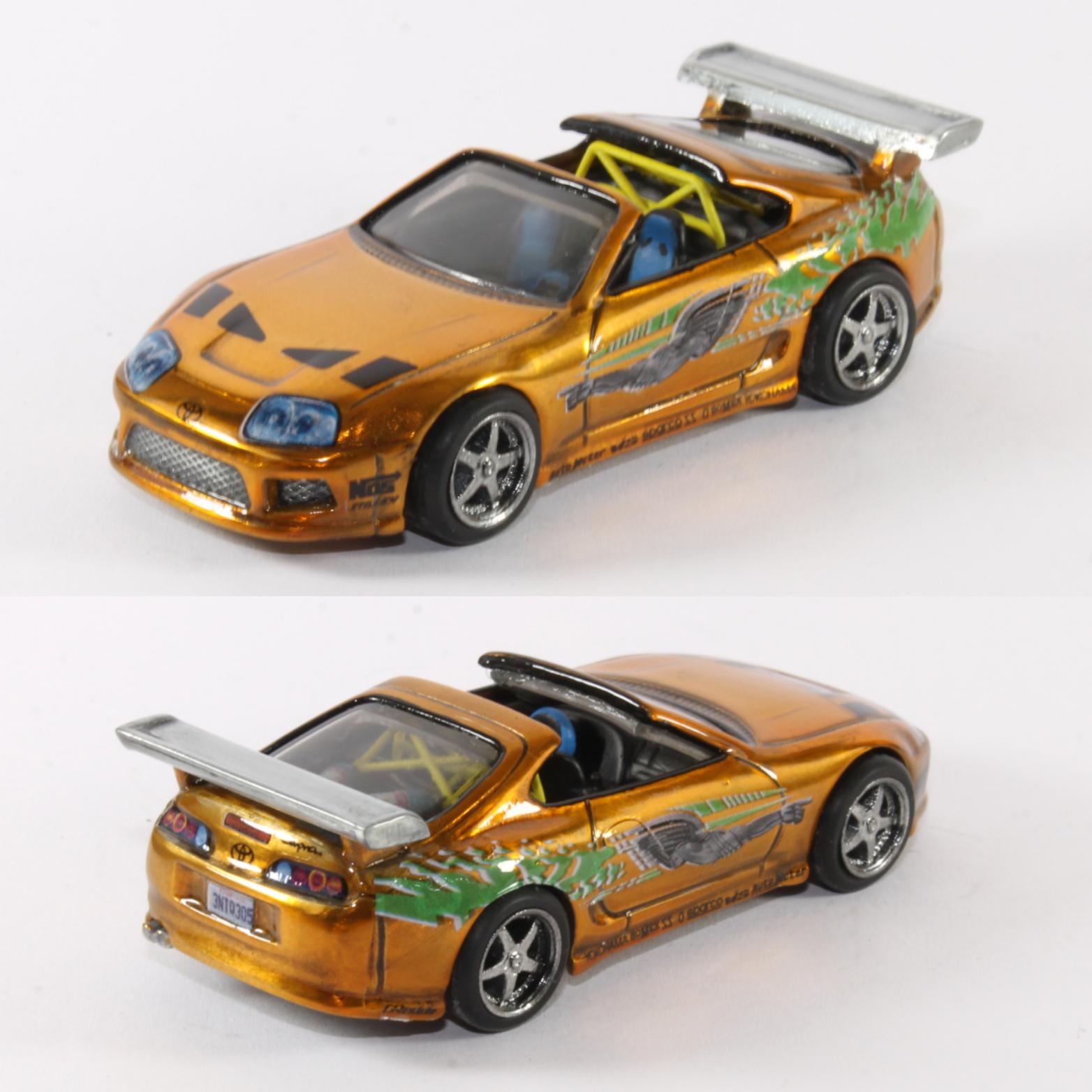 Fast and Furious Brians Toyota Supra MKIV in Spectraflame - Hot