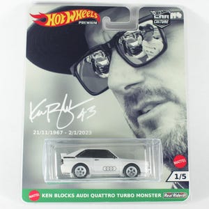 Ken Block Turbo Monster auf Kundenspezifische Karte- '84 Audi Quattro - Hot Wheels Kundenspezifisches Auto