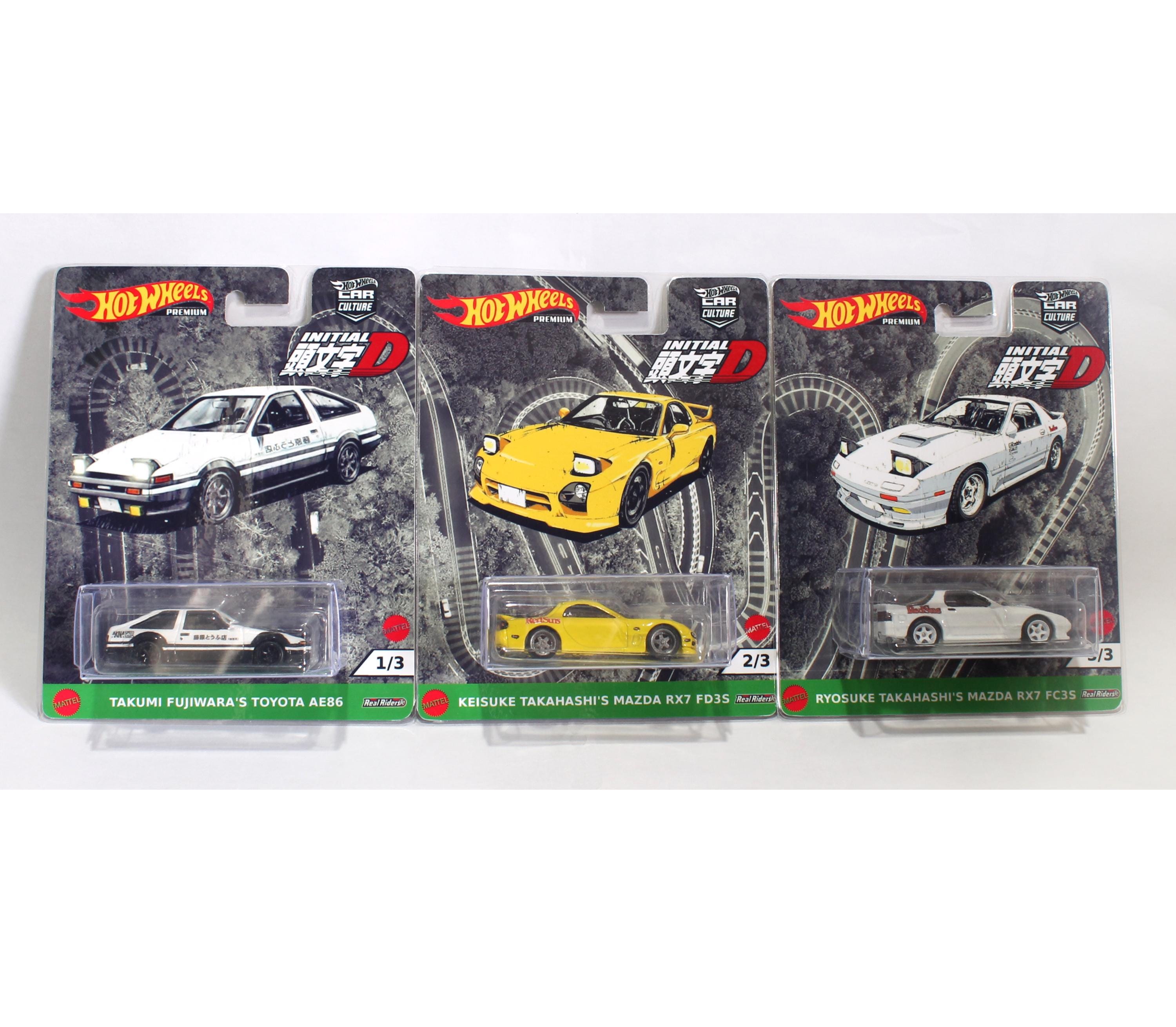 Initial D - Akina Speed Stars Set - Toyota AE86, Mazda RX7