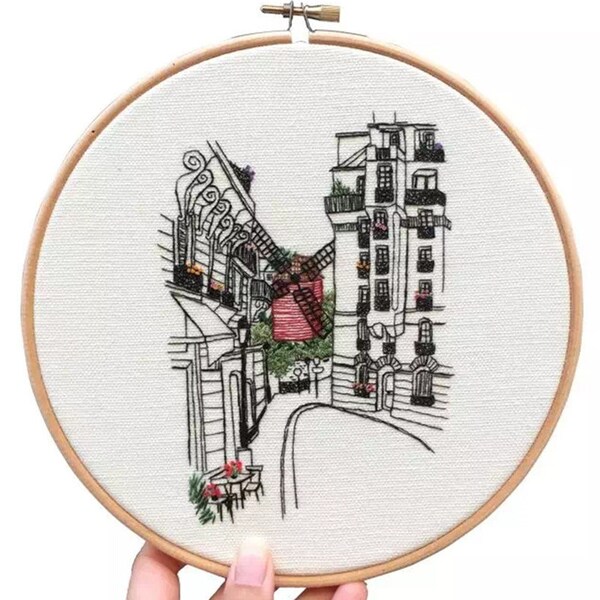 Modern Embroidery Kit Etsy