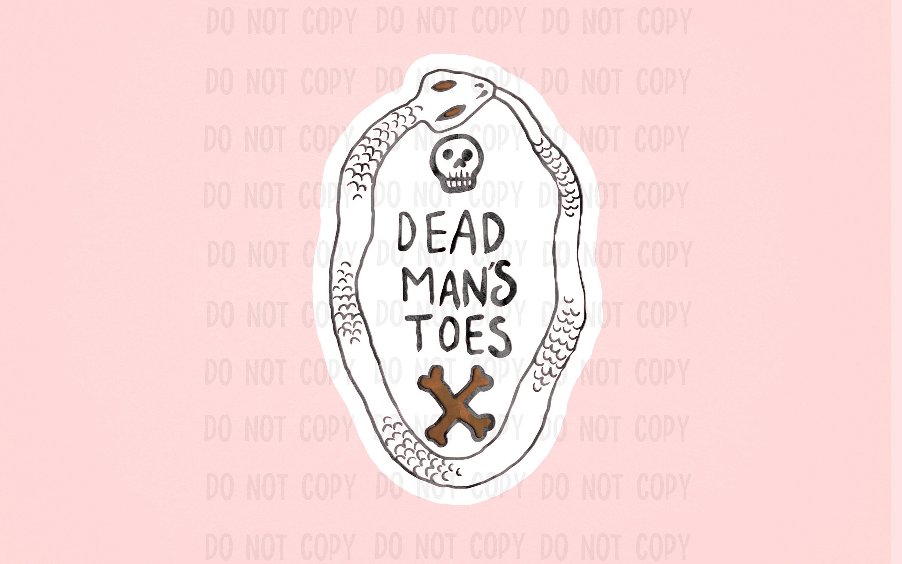 Dead Mans Toes Sticker Water Resident Stickers Clear - Etsy