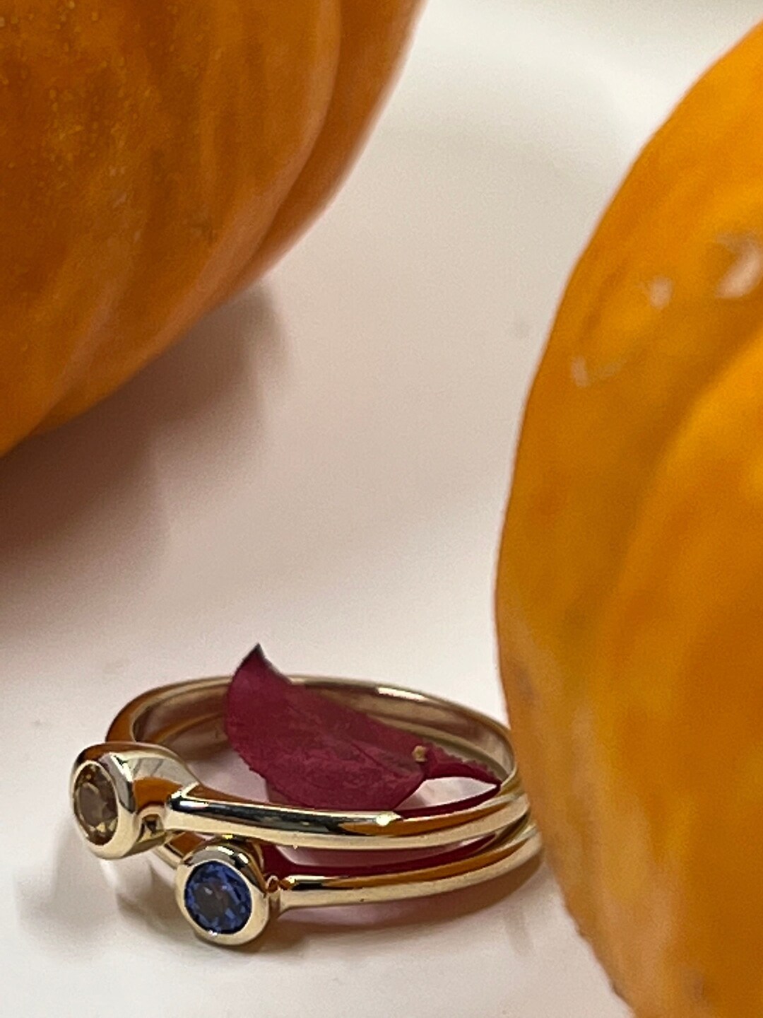 Stackable Rings 14k Yellow Gold - Etsy