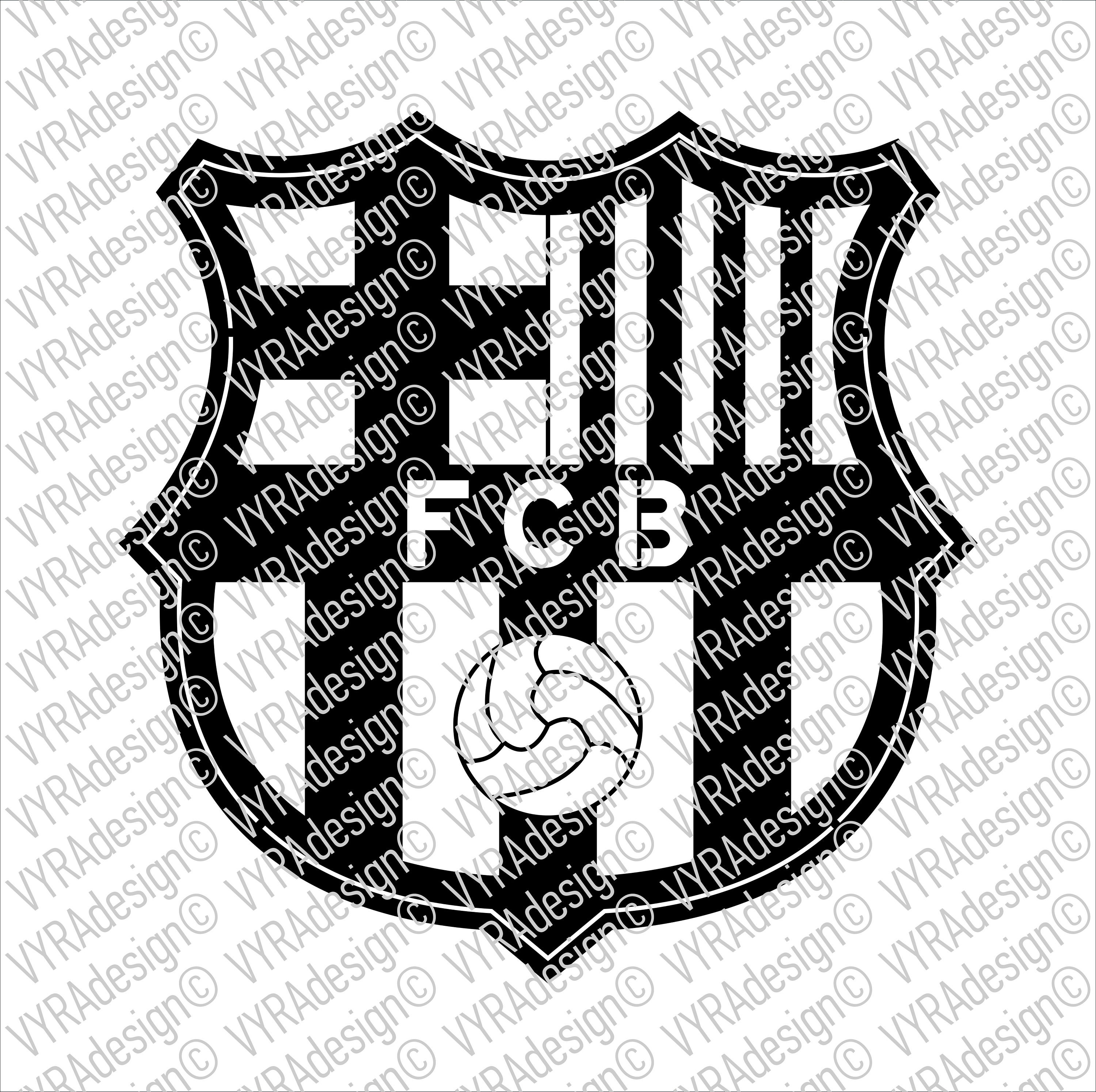 Barcelona FC Logo - Plasma Laser Cut File (digital Download) - Etsy New  Zealand, image size:3000x2989