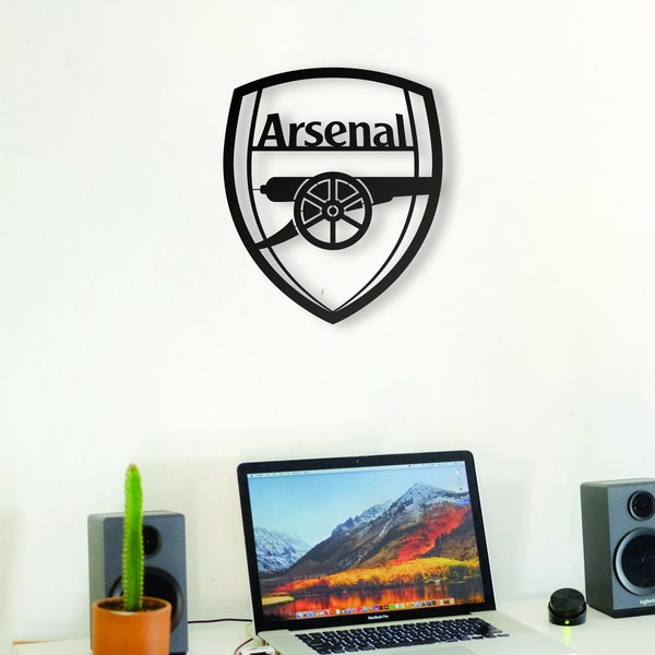 Arsenal Logo for plasma & laser cutting as one piece - Digital design files DXF, SVG, Cdr, Pdf, CnC