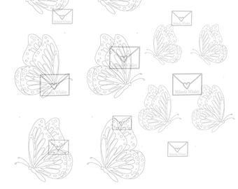 All  Hand drawn  Stained Glass Template *** new version only
