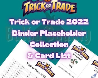 Printable Pokmon Trick or Trade 2022 Binder Placeholders and Card List - Etsy Printable Pokmon Trick or Trade 2022 Binder Placeholders and Card List - Etsy