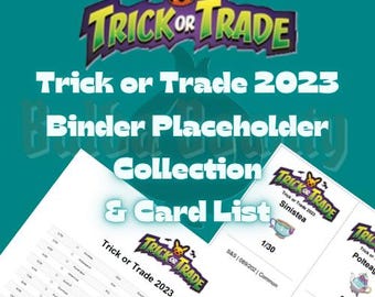 Printable Pokmon Trick or Trade 2022 Binder Placeholders and Card List - Etsy Printable Pokmon Trick or Trade 2022 Binder Placeholders and Card List - Etsy