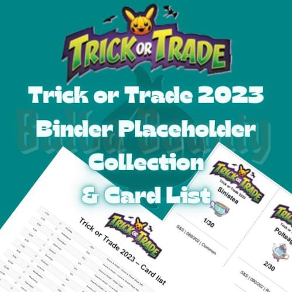 pokemon 2023 trick or trade card list TCG Booster Bundle- : Toys & Games trick or trade pokemon card