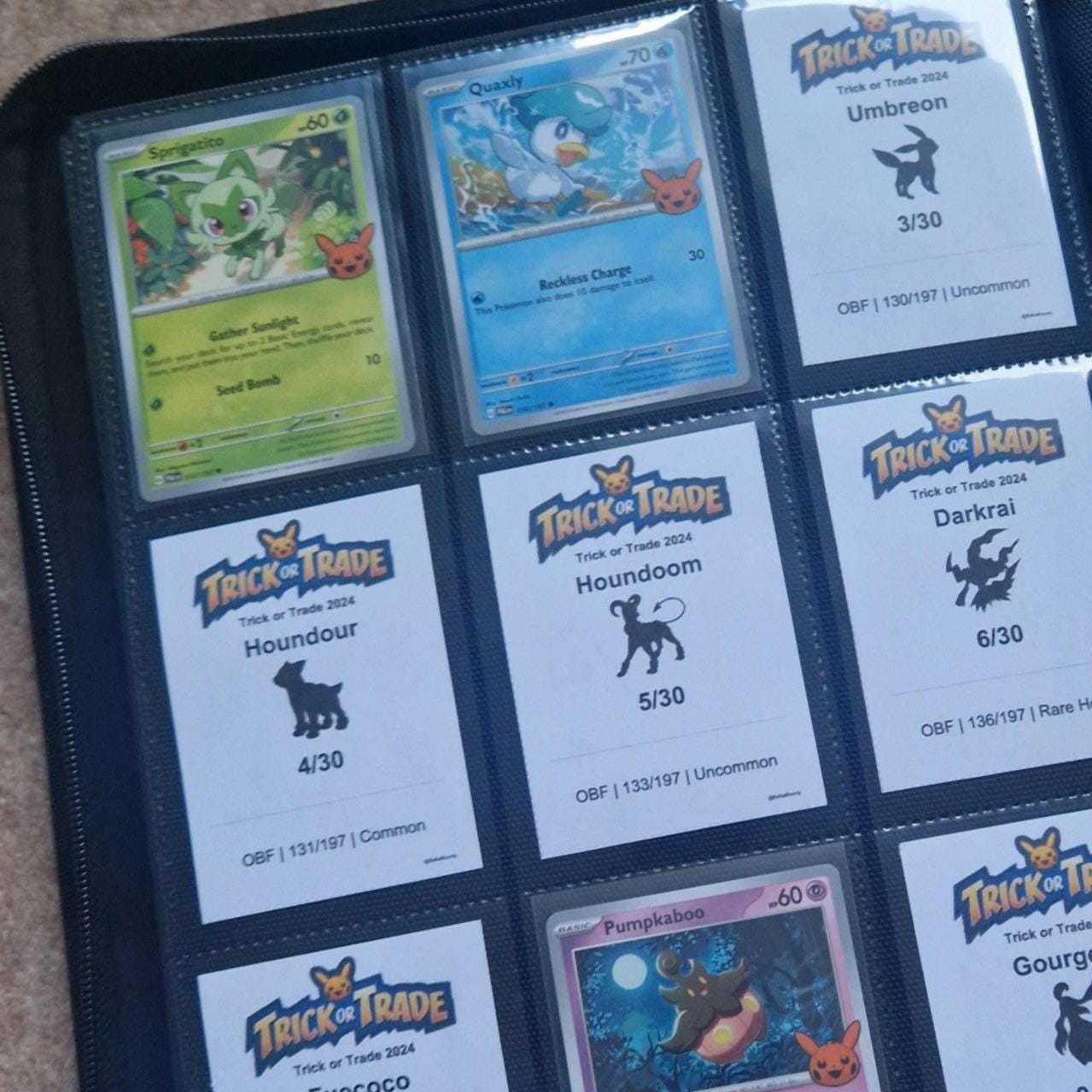 trick or treat pokemon 2024 card list Pokemon 2024 Halloween Trick or Trade Cards W/ Holos - You Pick Free Shipping!