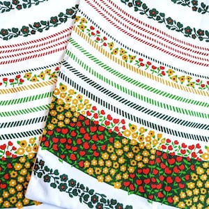 Pair of Vintage 70s Cushion Covers -  by St Michael, 50cm X 50cm | 1970s, Vintage Fabric, Mid Century, Retro, Vintage Cushions, 60s/70s