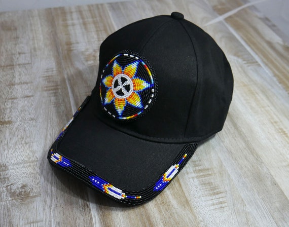 Native American Beaded Cap Beaded Baseball Cap Beaded Hat Beaded Trucker HAT Cap for Men Women Etsy UK