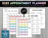 2025 NEW Colorful Rainbow Printable Planner - Digital Download, Weekly Planning, Monthly Scheduling