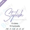 Rustic Charm 3D Puff Cursive Script Embroidery Font 6 Sizes, Instant ...