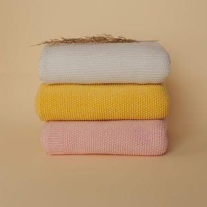 100% merino wool blanket / babydecke gestrickt merino wolle / baby blanket/ wolldecke baby
