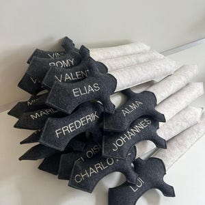 Personalized Felt Sword for Kids, Custom Name Toy, Safe Montessori Pretend Play Gift, Soft Toy Weapon