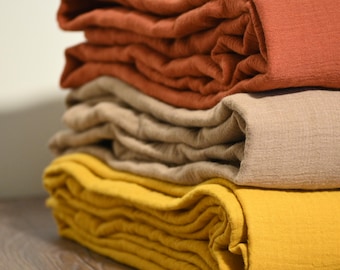 2 layer Medium Double gauze Muslin Blanket – Soft, Lightweight, and Snuggly | Musselin Babydecke