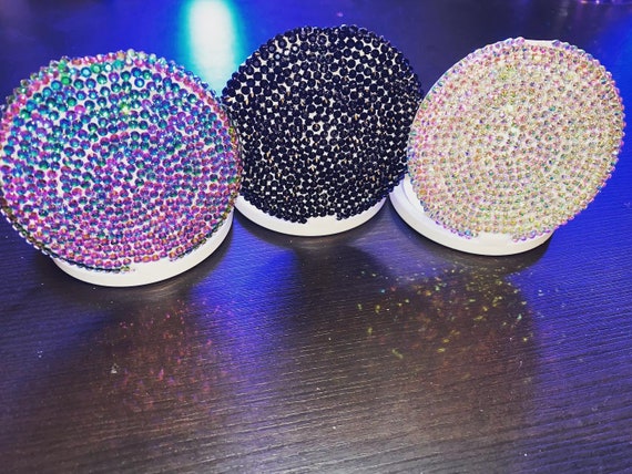 Rhinestone Compact Mirror - Etsy display picture 2