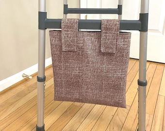 Foley Bag Cover|  Brown and White|  2000ml| Urine Bag Cover| Discreet|  Urine Bag Caddy|  Medical Accessory | Discreet | Polyester 600D
