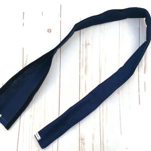 VELCRO CLOSURE. Navy Foley Bag Tube Cover, Foley Catheter Medical Supplies,Urine Drain Tube Cover, Sturdy Fabric, 2inch X 42 inch.