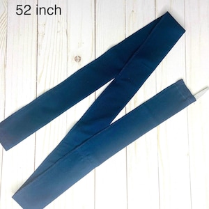 Extra Long Navy Foley Bag Tube Cover, Foley Catheter Medical Supplies, Urine Drain Bag Tubing Cover, 100% Cotton Catheter Privacy Sleeve