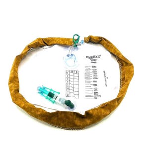 Foley Bag Tube Cover, Foley Catheter Medical Supplies, Urine Drain Tube Cover. Catheter Privacy Sleeve. 100% cotton. 2 inch X 42 inch.
