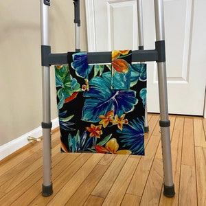 Foley Bag Cover, Tropical Fabric, 2000ml  Urine Foley Bag Cover, Urine Bag Caddy, Sturdy, Water Repellent Tote for Home & Travel.