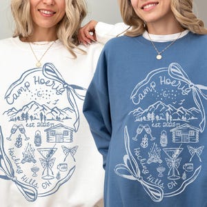 Vintage Camp Bachelorette Sweatshirt, Custom Camping Bachelorette Sweatshirts, Retro Lake Themed Bridal Party, Outdoor Hiking Mountain Bach