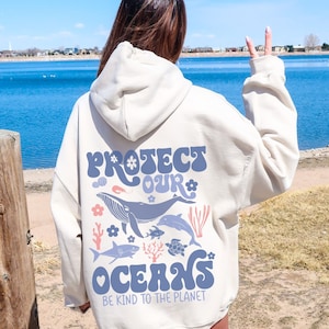Wave Riders Surfing Hoodie, Protect Our Oceans, Save Our Ocean, Summer ...
