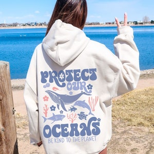 Wave Riders Surfing Hoodie, Protect Our Oceans, Save Our Ocean, Summer ...