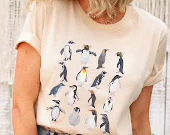 Pinguin Geschenk, Pinguin Shirt, niedliche Shirts für Frauen, niedliche Tierliebhaber Pullover, Pinguin Bewusstsein Tag, Geschenk für Pinguin Liebhaber, niedlich lustig
