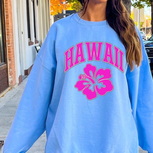 Vintage Hawaiian Hoodie Aloha State Sweatshirt Aesthetic - Etsy