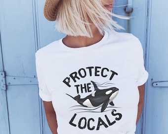 Orca Whale T-Shirt, Save The Sea Pandas, Orca Shirt, Killer Whale Gift, Summer Whale Shirt, Whale Gifts, Funny Gifts, Sea Life Shirt Marine