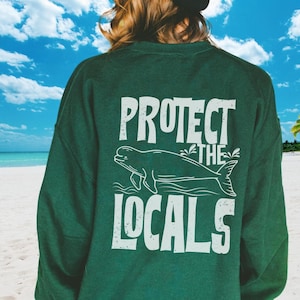 Beluga Whale Alaska Trip Sweatshirt Protect The Beluga Whales Save Beluga Whales Oversized Trendy Shirt For Beluga Whale Lover Alaska Gifts