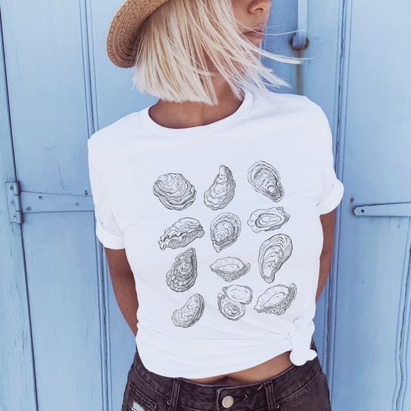 Retro Oyster Shirt, Oyster Gifts, Oyster Shucker Shirt For Mothers Day Gift, Oyster Lover Mom Shirt, Mother Shucker Shirt, Seafood Lover Tee