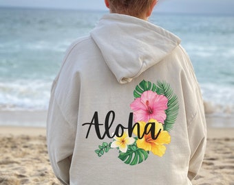 Hawaii Sweatshirt | Hawaii Crewneck, Beach Sweatshirt, Hawaii Hoodie, Aloha Sweatshirt, Beachy Sweatshirt, Summer Sweatshirt Surf Sweatshirt