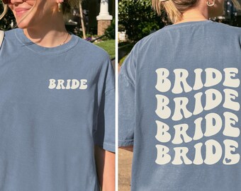 Camiseta oversized moderna para noiva | Camiseta Comfort Colors | Camiseta de casamento | Camiseta para despedida de solteira | Camiseta para futura noiva | Presente para noiva | Festa da noiva