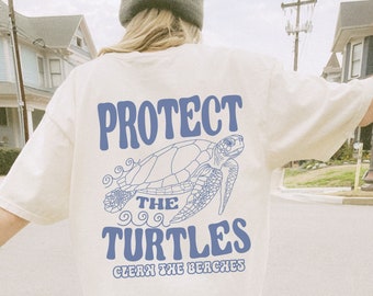 Turtle Lover Comfort Colors Shirt Protect The Turtles Marine Conservation Ocean Sea Lover Tshirt Wildlife conservation Gift For Scuba diving