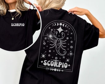 Zodiac Horoscope Comfort Colors Shirt Scorpio Zodiac Tshirt Zodiac Sign Scorpio Tee October November Birthday T-shirst for Astrology Gifts
