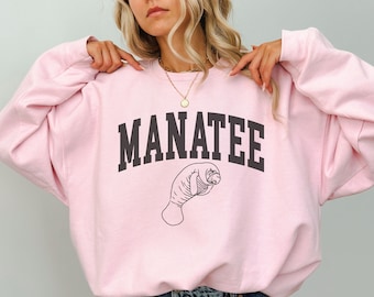 Manatee Sweater Manatee Gifts Manatee Shirt Ocean Sweatshirt Ocean Animal Shirt Protect The Manatees Marine Biology Shirt Environment Surf