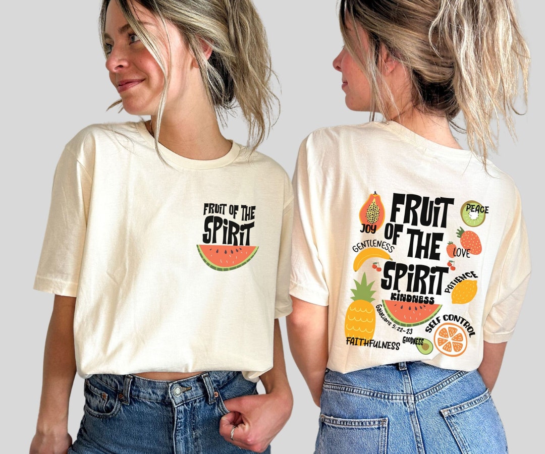 Fruit of the Spirit Shirt, Trendy Christian T-shirt, Spiritual Shirt ...